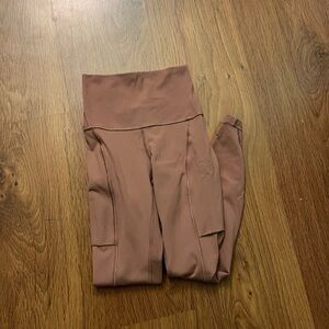 High-Waisted Pink Leggings